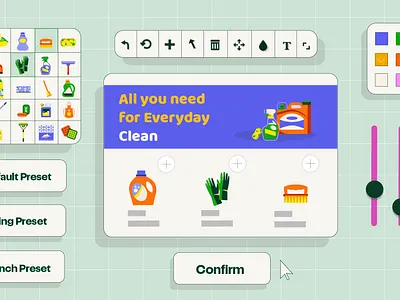 All you need for everyday clean adobeillustrator animatedvideo businessillustration cleaning design explainervideo flatdesign flatillustration graphic design green illustration motion graphics motiondesign motiongraphics purple spring vector vectorart