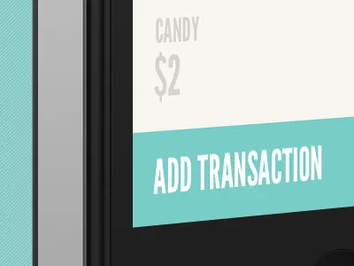 BDGT for iPhone app clean concept iphone league gothic texture