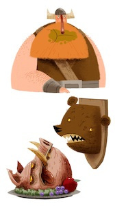 Viking 1 art brett jubinville character design tinman creative studios viking