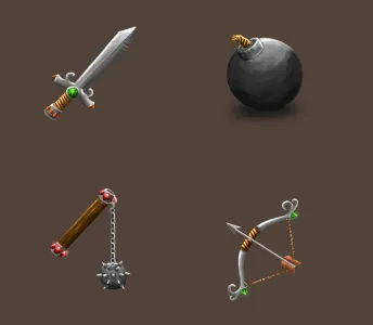 Fantasy Icons fantasy icons royal weapons rpg