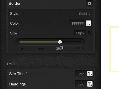 Light Design Editor css3 fireworks gear gradient handle html5 icon knob lightcms noise pattern slider