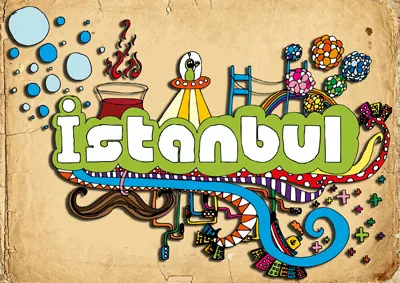 Hilarioustanbul alien bridge city doodle funny istanbul mustache paper ship tea