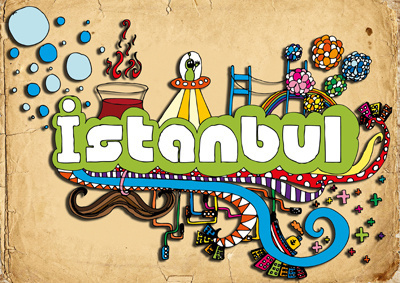 Hilarioustanbul alien bridge city doodle funny istanbul mustache paper ship tea