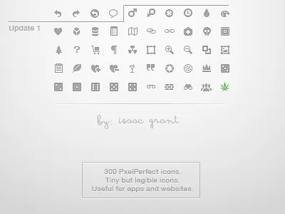 Microns - UPDATE 1 1 icons macro micro microns mini minicons pixel perfect small tiny update updated