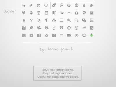 Microns - UPDATE 1 1 icons macro micro microns mini minicons pixel perfect small tiny update updated