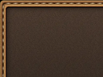 WIP leather frame frame leather ui