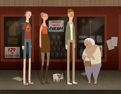 Average Day animation art brett jubinville character design dog illustration tinman creative studios