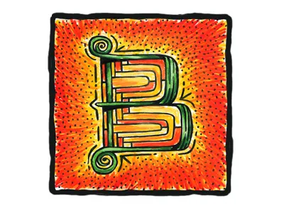 Typefight Submission | B b colored pencil hand drawn illustration lettering marker pencil submission typefight typography