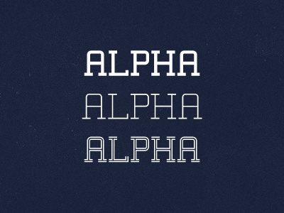 Alpha Typeface v1 font typeface typography
