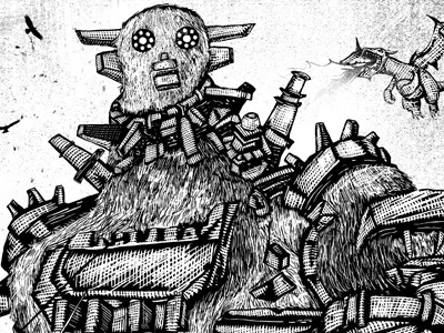 Colossus blankspace charizard gallery scratchboard shadow of the colossus video game zeb love