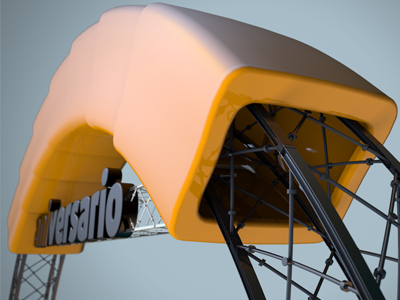 14 Brazo A 14 3d animation anniversary c4d dof truss years
