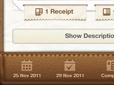 Getbelongings iphone app app buttons invoice ios iphone reciept tags ui ux