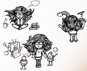 Web mascot illustration 1