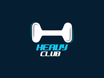 Heavy Club branding business logo club company logo fitness fitness logo games gym gym logo heavy logo logo logo design sports sprots logo