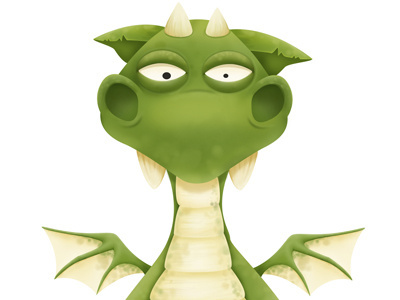 Gus character design dragon illustration