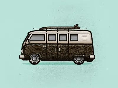 Mircobus Vw Tribute To Jesus board german jesus microbus old surf textures van vintage volkswagen water waves wheels wood