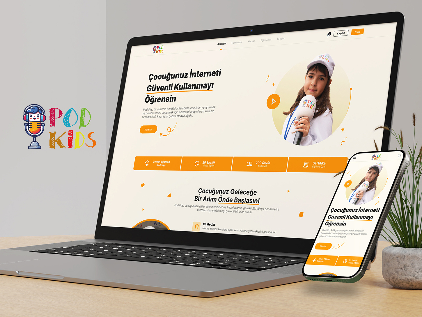 Website Design - PodKids figma ui uiux website