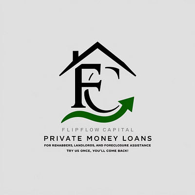 FlipFlow Capital Logo Design brand designer branding design flipflow capital logo design graphic design illustration logo logo design vector