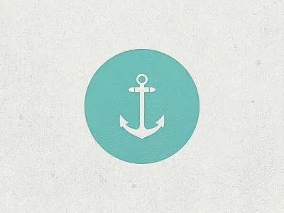 Launch Icon anchor concrete icon octopus creative process seafoam texture