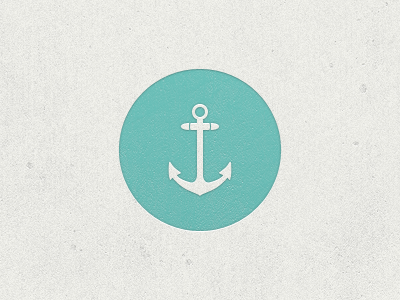 Launch Icon anchor concrete icon octopus creative process seafoam texture