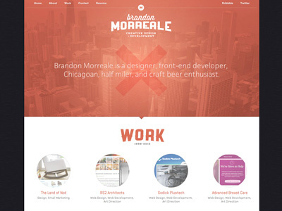 Personal Portfolio 2012 | It Lives! development personal portfolio web design wip