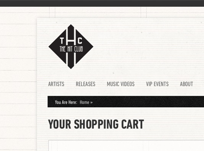 Thehitclub black light paper retro texture vintage webdesign