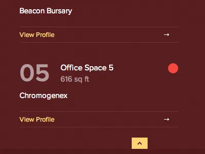 The Beacon Offices burgundy offices plans red technium website