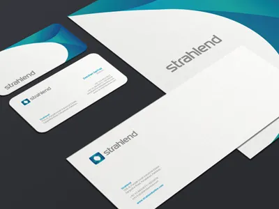 Strahlend Corporate Identity ali brand brand identity business card corporate identity effendy envelope equipment identity industry letterhead medical mockup pakistan print print media stationary stationery strahlend visiting card