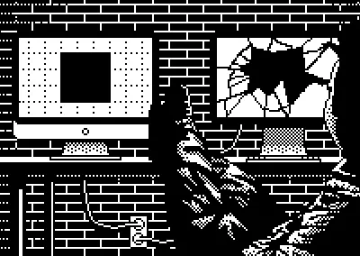 Hard Workin black and white illustration photoshop pixel pixel art pixels