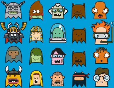 Head Cases character fun illustration