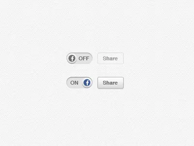 Two Step Social Buttons buttons privacy social ui