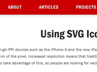A(nother) new blog franklin gothic prandall red redesign white