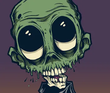 Cute1 Copy cute dead eyes undead walker zombie