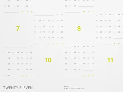 poster / calendar brochure calendar design mailer poster print