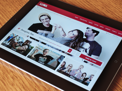A little something app button clean ios ipad light red store ui web