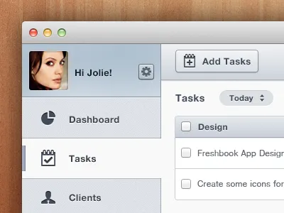 Invoice App 2.0 app app design clean dashboard gui invoice ios mac nav os x side side nav sidebar sleek slick tanveer task manager ui user interface