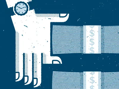 Equal Pay for Equal Work grunge hands illustration texture