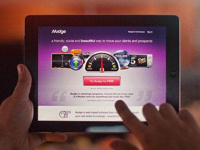 nudge site 3rd gen app apple ios ipad iphone nudge testing website