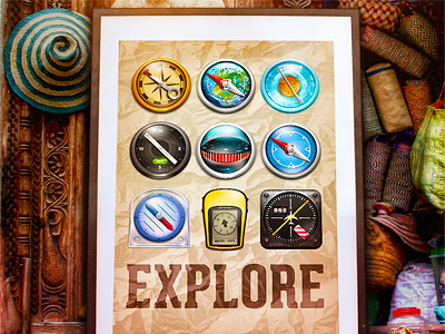 Explore Poster poster print