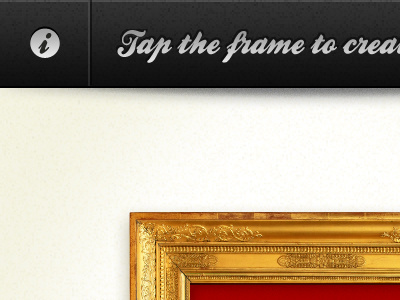 Masterpieces Home Screen app ios iphone ui ux