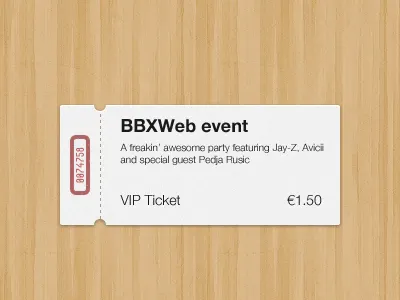 Ticket Freebie $ buy download free freebie money now paper pattern pedja sell texture ticket vip wood €