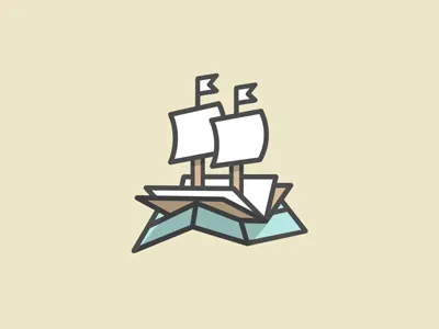 Nautical Knowledge V2 atlas boat book branding chart education identity logo map mark michael spitz michaelspitz monoweight nautical ocean shadow ship waves