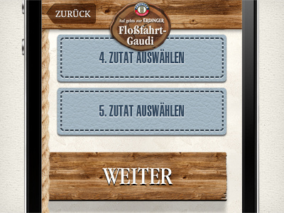 ERDINGER Floßfahrt (mobile) app cabinet icon pattern shape wood