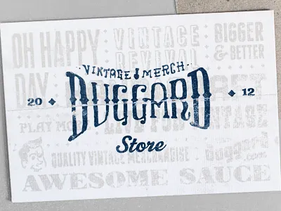 Duggard Post Cards card duggard post cards print