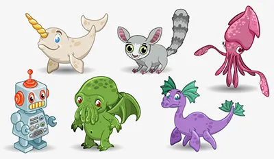 B Squad digital tiny pets