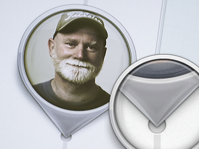 Loupe app glass interface loupe magnifying glass refractions timeline ui