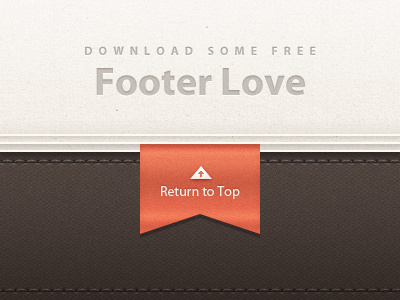 Free Footer Detailing detailing free psd stitching tag texture