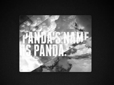 Album Cover album clouds print typography