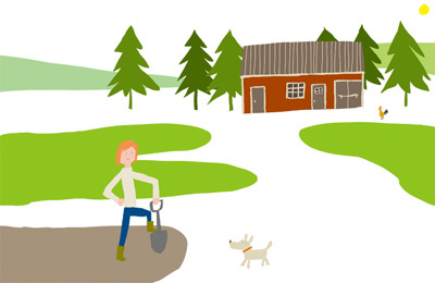 New life illustration photoshop