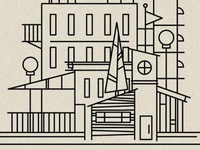 Don't Get Lost in the City illustration maybeatattoo